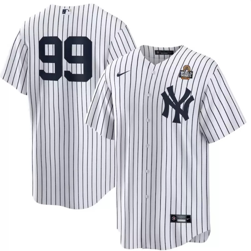 Nike Authentic New York Yankees Aaron Judge #99 World Series 2024 Jersey Sz: M - Picture 2 of 8